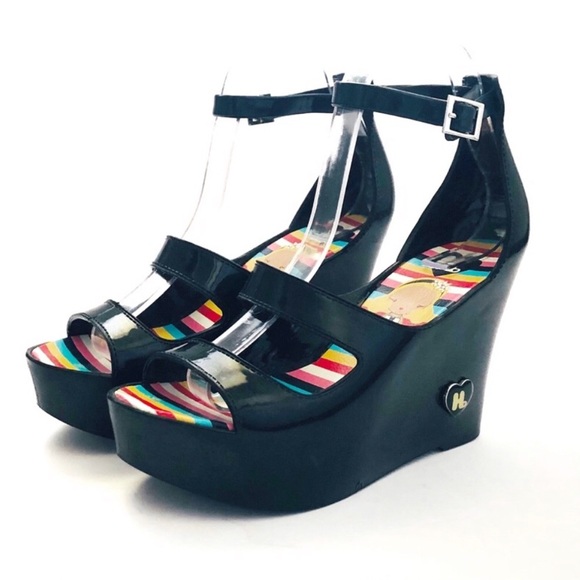 Harajuku Lovers Shoes - ❤️ Harajuku Lovers Jelly Platform Wedges